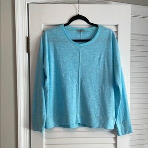 Lisa Todd Light Blue Lightweight Women's Top